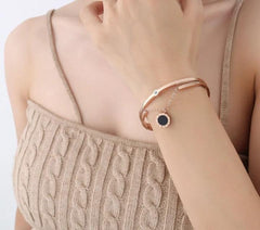 🔥 New Arrival – Elegant BALGARI Stainless Steel Handcuff 🔥