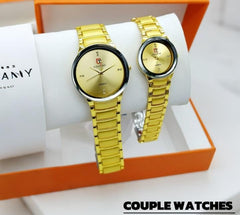 Luxury Gold Couple Watches – Elegant Matching Timepieces